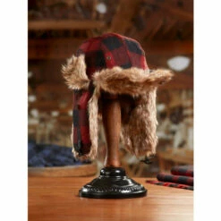 Hot Sale 💯 Vermont Country Store Faux Fur Bomber Hat For 👩 Women And Men Maroon 😉