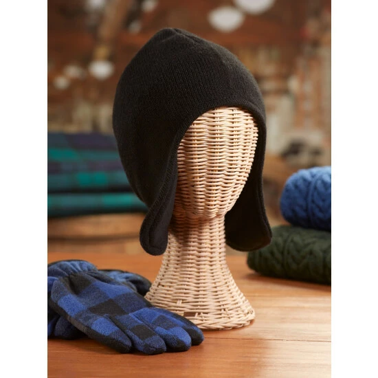 Wholesale 🛒 Vermont Country Store Men's And 👩 Women's Ragg Sherpa Hat Black ✔️ 8 Wholesale 🛒 Vermont Country Store Men's And 👩 Women's Ragg Sherpa Hat Black ✔️ - Image 8