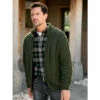 Promo 💯 Vermont Country Store Men's Irish Wool Zip-Front Cardigan Oatmeal 😉