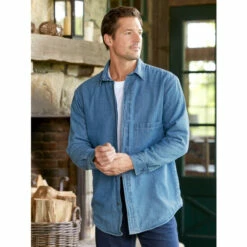 Wholesale ✨ Vermont Country Store Men's Sheepskin Scuffs Chestnut ⌛