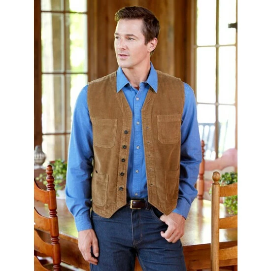 Best Sale β¨ Orton Brothers Country Corduroy Vest Brown π 5 Best Sale β¨ Orton Brothers Country Corduroy Vest Brown π - Image 5