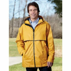Outlet 🥰 Vermont Country Store Men's Vermonter Rain Jacket Yellow 😀