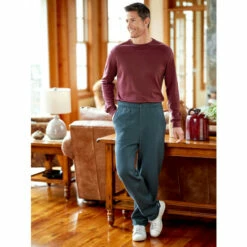 Cheapest 🔔 Orton Brothers Zip-Front Sweatpants Navy 🛒 -Cheap Mens Clothing Shop unnamed file 346