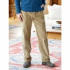 Promo ⭐ Orton Brothers Comfort-Waist Corduroy Pants Dark Khaki 🌟