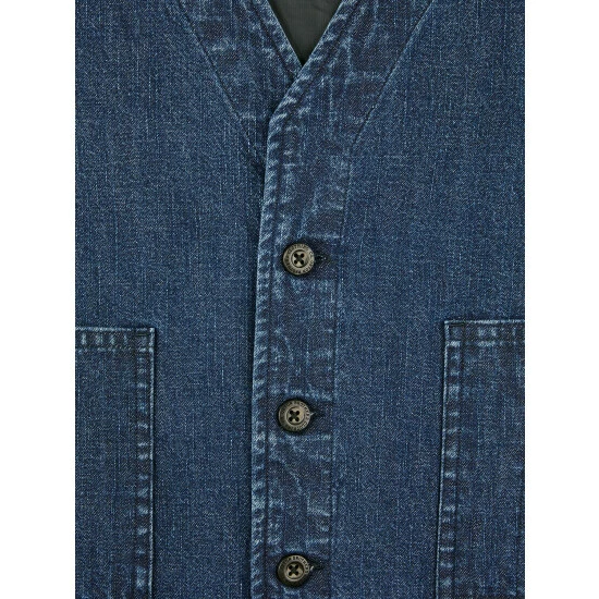 Coupon 💯 Orton Brothers Multi-Pocket Denim Vest Blue 😉 3 Coupon 💯 Orton Brothers Multi-Pocket Denim Vest Blue 😉 - Image 3