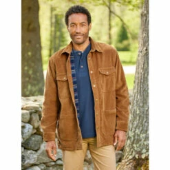 Brand new 🔥 Orton Brothers Midweight Flannel-Lined Corduroy Jacket Khaki ✔️ -Cheap Mens Clothing Shop unnamed file 398