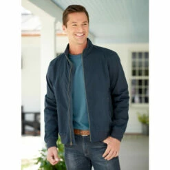 Top 10 ๐คฉ Orton Brothers Garment Washed Twill Jacket Blue ๐