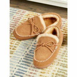 Best reviews of 🎉 Vermont Country Store Men's Sheepskin Moccasins Chestnut 🎁