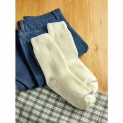 Cheapest ✔️ Vermont Country Store Thirty-Below Merino Wool 🧦 Socks Navy 👏 -Cheap Mens Clothing Shop unnamed file 480