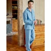 Flash Sale ✔️ Vermont Country Store Men's Super-Soft Portuguese Cotton Flannel Pajamas Blue 🌟