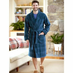 Best reviews of 🔥 Vermont Country Store Men's Plush Plaid Fleece Robe Navy ⌛ 5 Best reviews of 🔥 Vermont Country Store Men's Plush Plaid Fleece Robe Navy ⌛ -Cheap Mens Clothing Shop unnamed file 520