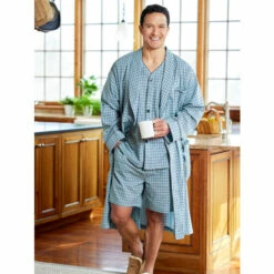 Flash Sale 🤩 Vermont Country Store Men's Blue Madras Plaid Cotton Short Pajamas 😀 11 Flash Sale 🤩 Vermont Country Store Men's Blue Madras Plaid Cotton Short Pajamas 😀 -Cheap Mens Clothing Shop unnamed file 562