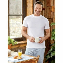 Best deal 😀 Munsingwear Crewneck Cotton Undershirts White 🌟