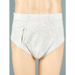 Brand new 😍 Vermont Country Store Men's Midrise Cotton Brief, 2 Pairs Gray 🔥