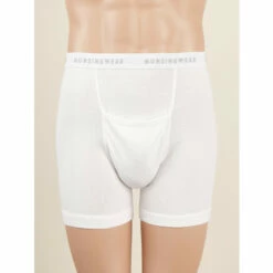 Hot Sale ✔️ Munsingwear Mid-Thigh Cotton Briefs White 🛒