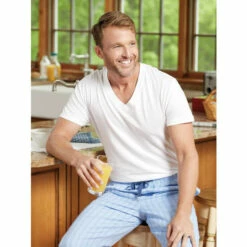 Coupon 🎁 Munsingwear V-Neck Cotton Undershirts White 🥰 -Cheap Mens Clothing Shop unnamed file 584