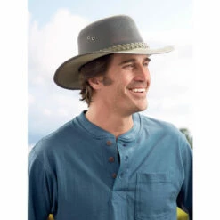 Best Sale 👍 Vermont Country Store Men's Soaker Fedora Hat Olive 🔔 -Cheap Mens Clothing Shop unnamed file 94